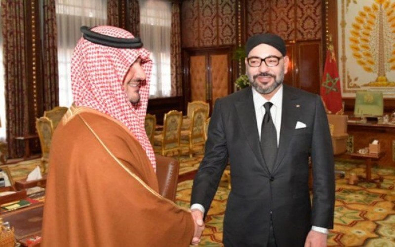 استقبال الملك محمد السادس لوزير الداخلية السعودي